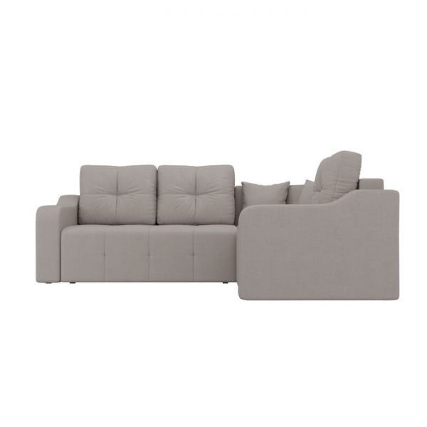 Угловой диван «Кембридж», механизм еврокнижка, рогожка, цвет бежевый