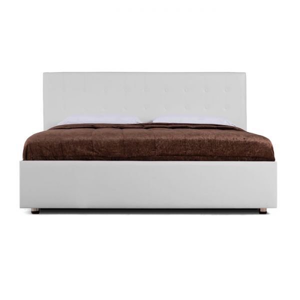 Кровать «Космопорт» с ПМ, 140 ? 200 см, ортопедическое основание, цвет взбитые сливки