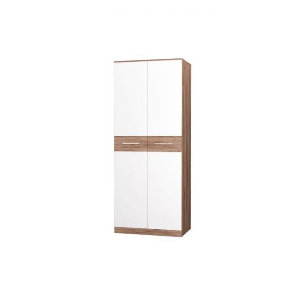 Шкаф для одежды "Невада" 902х577х2234 ЛДСП дуб крафт табак/белый