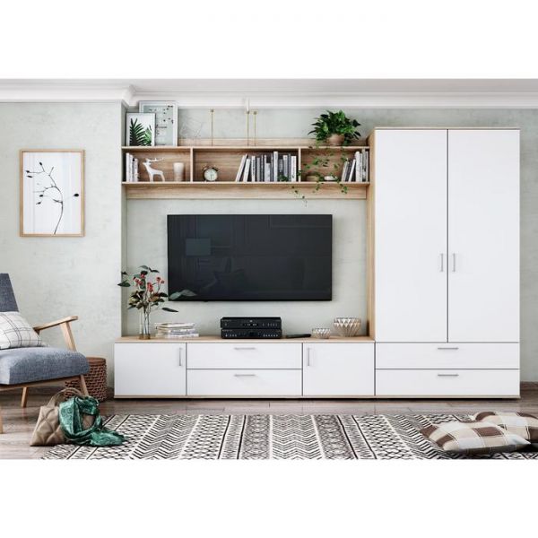 Полка навесная ЛАЙТ 500х1800х250 Дуб Сонома