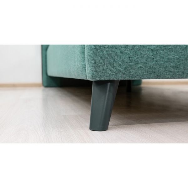 Кровать Миа, 1800х2000, ортопедическое осн+ПМ, Купер 16/ Изумрудный