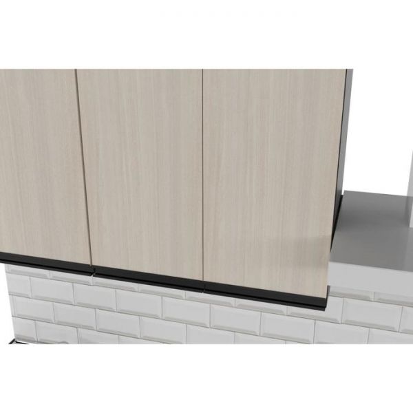 Кухонный гарнитур Соната стандарт 1600х600 Ясень шимо светлый,Капри/Белый