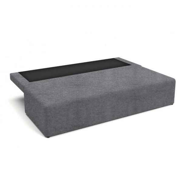 Диван «Алиса 2», еврокнижка, рогожка, цвет savana plus denim / savana plus ivory