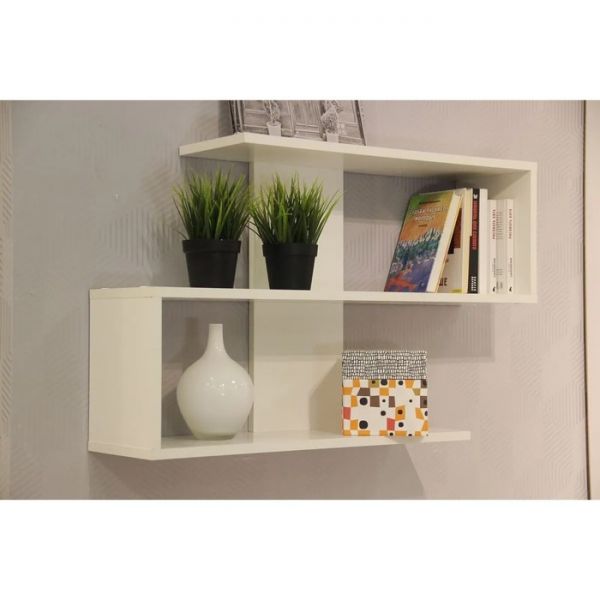 Полка Д-7 856х208х526 белый