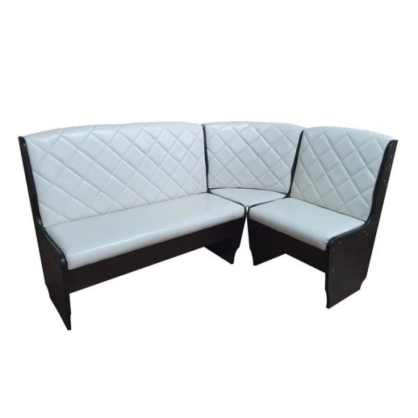 Кухонный уголок Барон-2 1600х1100х870 стандарт ЛДСП венге/КожЗам Бежевый