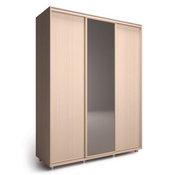 Шкаф-купе Удачный 1 зеркало 1770х600х2300 Венге Темный