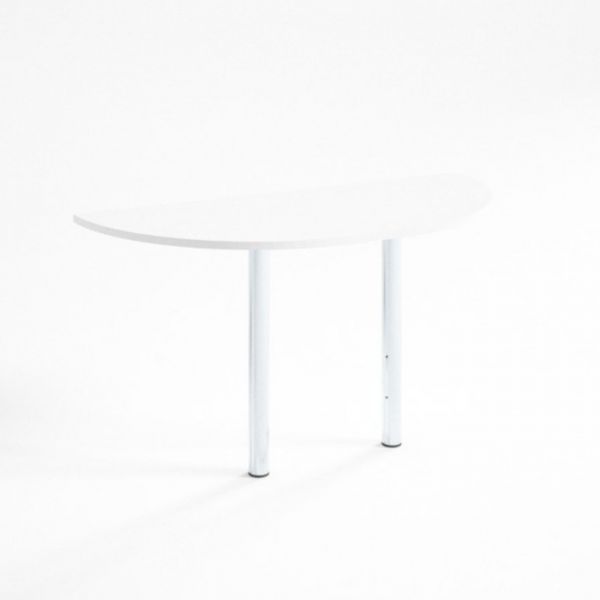 Брифинг-приставка П7.7, 1360 ? 600 ? 750 мм, белый шагр