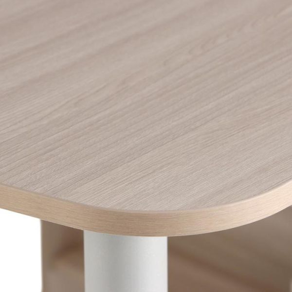 Стол-книжка Кураж 185/1550х830х735 Ясень шимо светлый