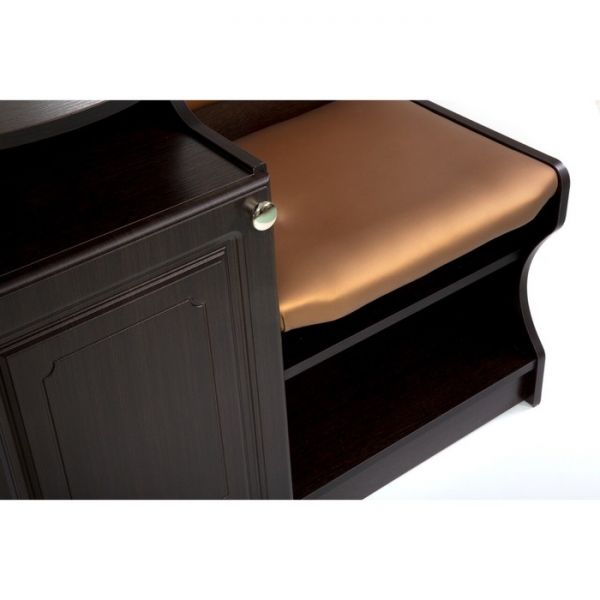 Банкетка №1, 900х430х920, Венге/Коричневый(109)