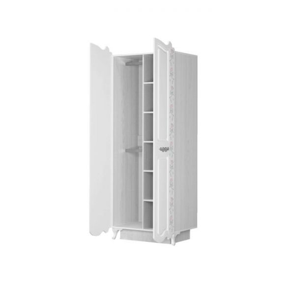 Шкаф 2-х створчатый «Розалия №22», 800 ? 544 ? 2134 мм, цвет лиственница белая