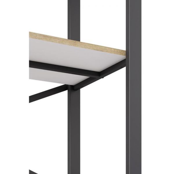 Стеллаж «Хардвиг L», 900 ? 390 ? 1765 мм, цвет белый