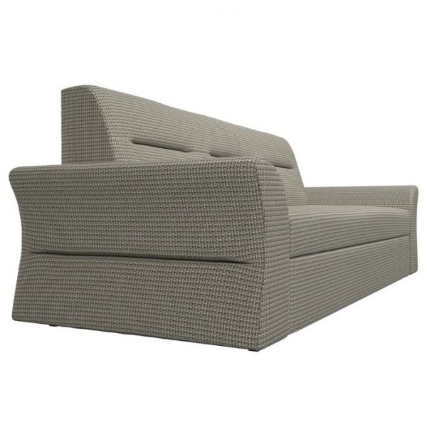 Прямой диван «Клайд», механизм дельфин, рогожка, цвет бежевый