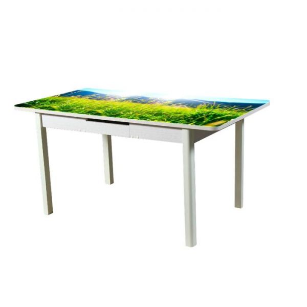 Стол "Люкс" раздвижной, 1200(1520)х800 мм, стекло, автоматический подъем, 245224078