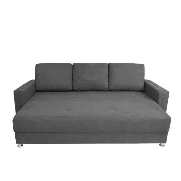 Прямой диван «Токио», механизм еврокнижка, цвет коричневый