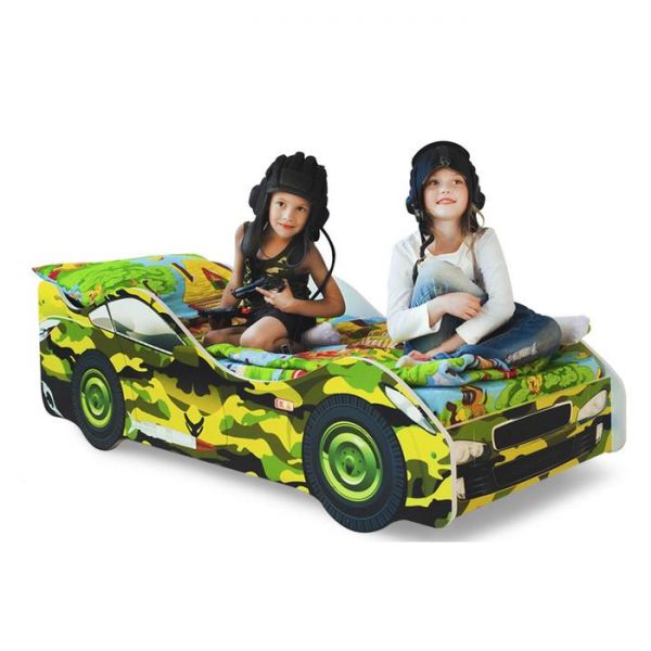 Детская кровать-машина «Хаки»