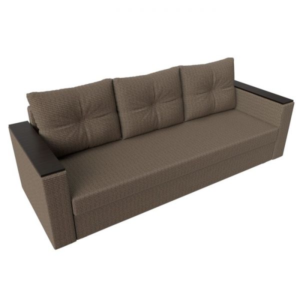 Диван прямой «Атланта лайт», без стола, еврокнижка, рогожка, цвет бежевый