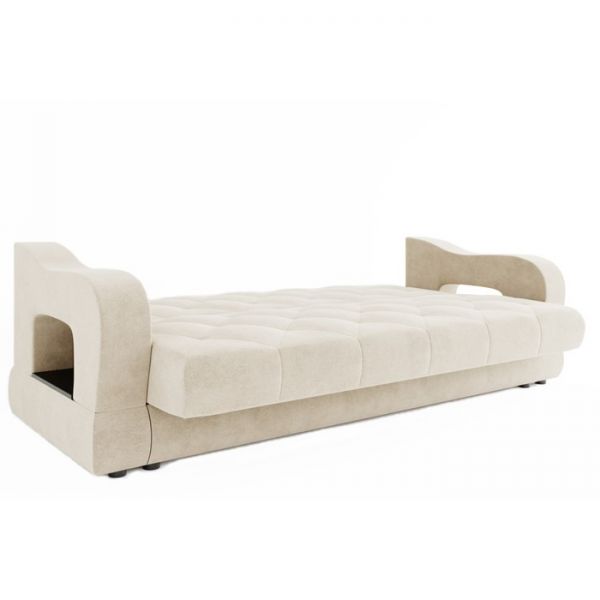 Прямой диван «Бруно 1», механизм книжка, велюр, цвет селфи 01