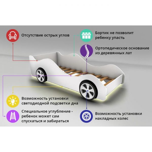 Детская кровать-машина «Феррари»