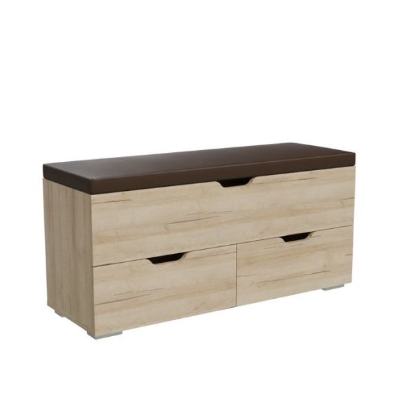 Банкетка ФЛИНТ 1000х370х470 Дуб ривьера