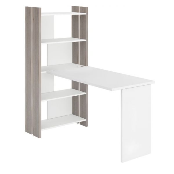 Компьютерный стол, 700 ? 1522 ? 1520 мм, цвет белый жемчуг