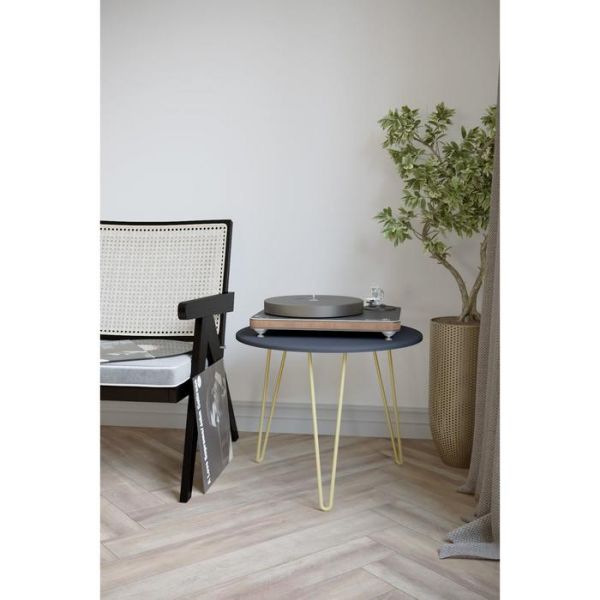 Стол журнальный «РИД Голд 530», 550 ? 550 ? 550 мм, цвет белый мрамор