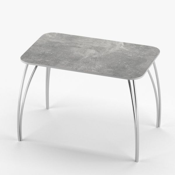 Обеденный стол Stalker, 1030 ? 640 ? 720 мм, ножки белые F1, цвет дуб белый