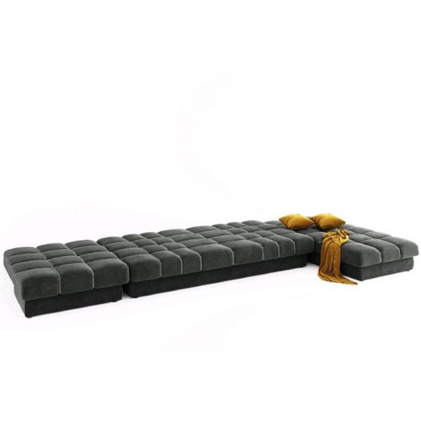 Комплект «Хьюстон», механизм книжка, велюр, цвет селфи 01 / подушки селфи 03