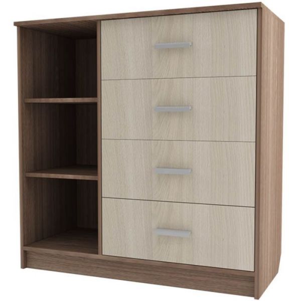 Комод № 9, цвет шимо тёмный, шимо светлый