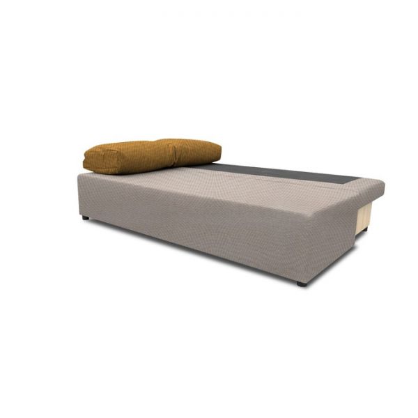 Угловой диван «Алиса», еврокнижка, рогожка, цвет savana plus coral / savana plus ivory