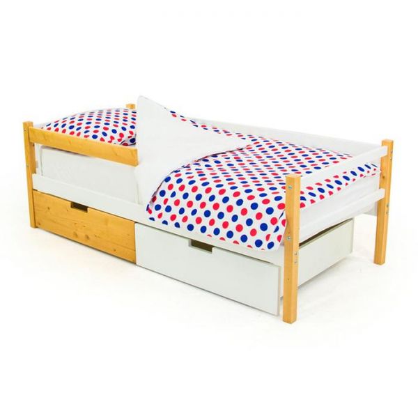 Детская кровать-тахта Svogen дерево-белый