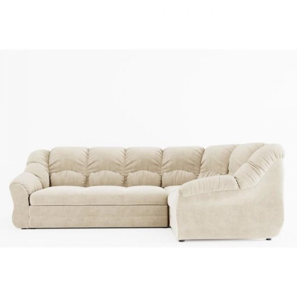 Угловой диван «Хост», угол правый, механизм дельфин, велюр, цвет nova 020