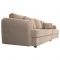 Прямой диван «Милтон», механизм еврокнижка, велюр, цвет бежевый