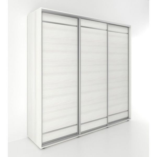 Шкаф-купе «Акцент-Лайт Д», 1500 ? 600 ? 2310 мм, ЛДСП, цвет выбеленное дерево