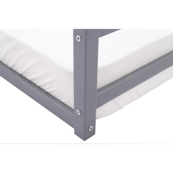 Детская кровать-домик Монтессори Бельмарко Svogen графит