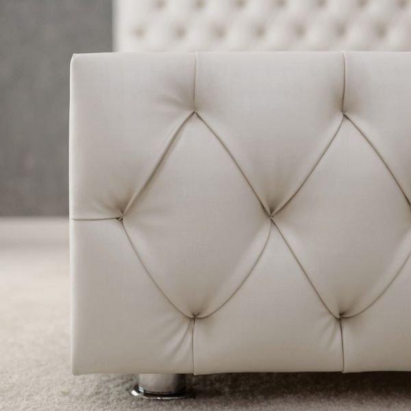 Кровать «Купол тысячелетия 2016» без ПМ, 1400 ? 2000, встроенное основание, взбитые сливки