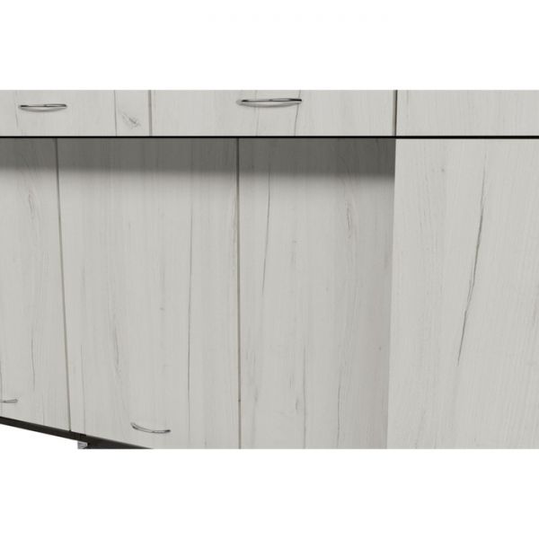 Кухонный гарнитур Лоретта люкс 3000х600 Венге/дуглас темный/Дуб грей