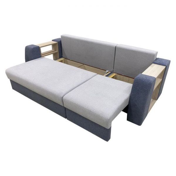 Диван-трансформер «Оптимус», цвет эмилия милк / эмилия дарк браун