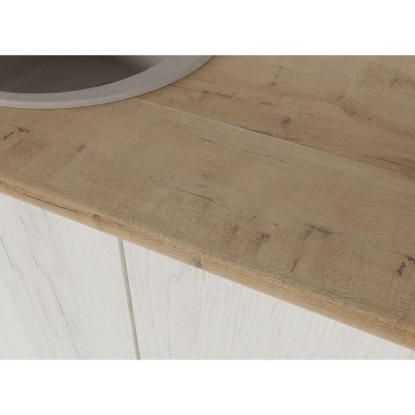 Кухонный гарнитур Амели макси 1800х600 Белый/Дуб бунратти/Дуб грей