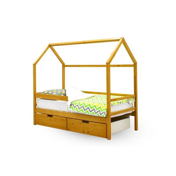 Детская кровать-домик Бельмарко Svogen дерево