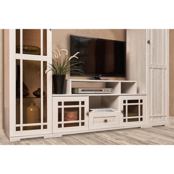 Шкаф для посуды Sherlock 131, 400 ? 400 ? 2107 мм, правый, цвет ясень анкор светлый