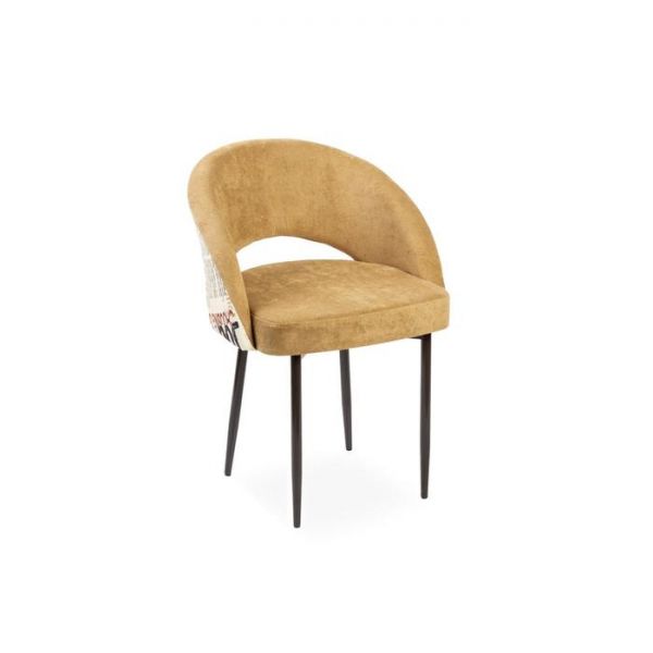 Стул Мирелла Шарли 04 карамель/ Лайт металл  Коричневый