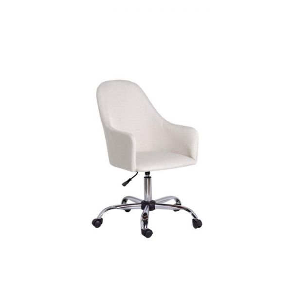 Офисный стул Дэгни Мидеа 01 бежевый/ Хром