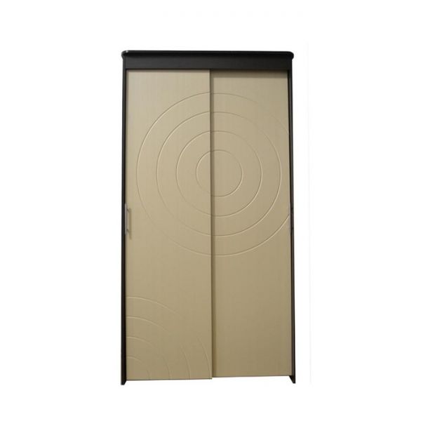 Шкаф-купе «Анжелика», 1130 ? 600 ? 2120 мм, цвет венге / белый лён