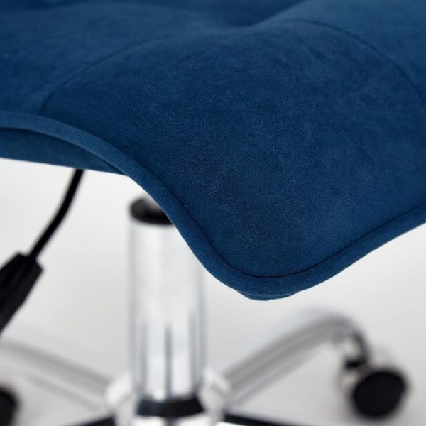 Кресло ZERO флок синий 32