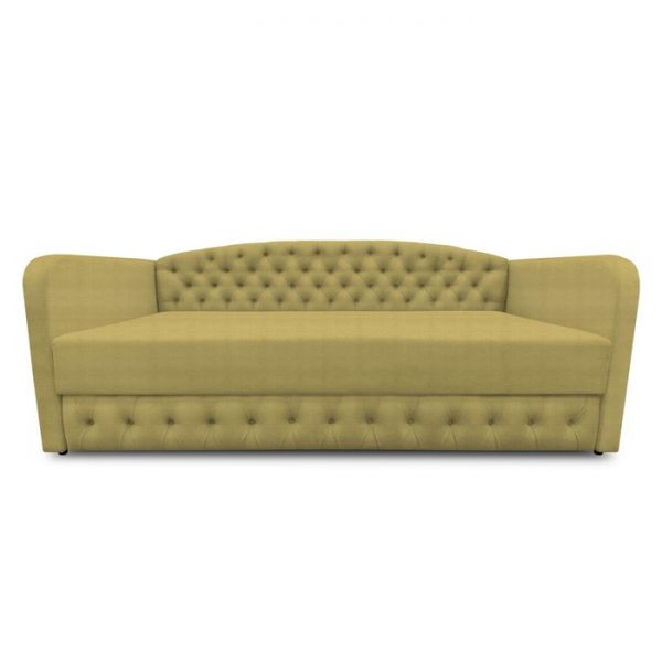 Диван-кровать с каретной стяжкой «Гарвард 2», велюр, цвет shaggy wine