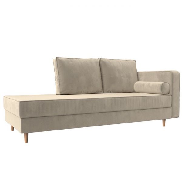 Кушетка «Прайм», рогожка, цвет серый