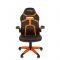 Игровое кресло "Chairman game" 18 экопремиум черный/оранжевый