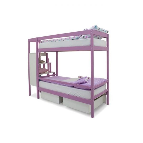 Детская двухъярусная кровать Бельмарко Svogen лаванда
