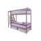 Детская двухъярусная кровать Бельмарко Svogen лаванда