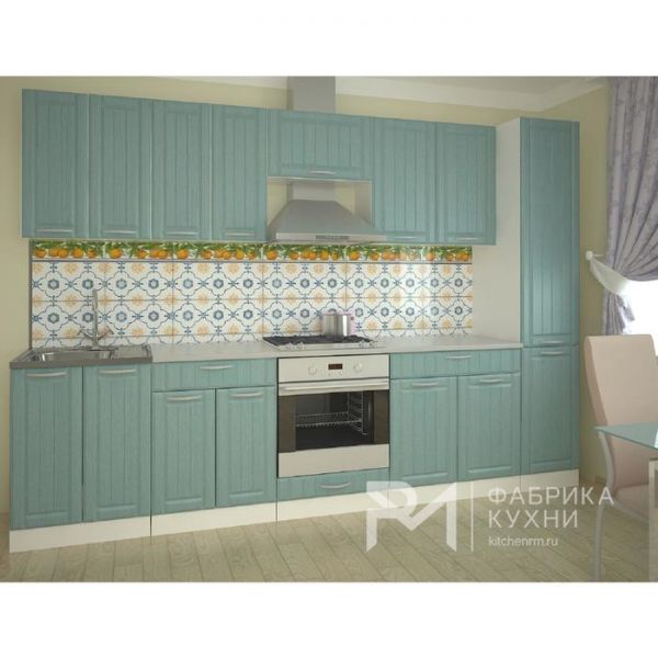 Шкаф навесной РоялВуд, 300х800х720, Белый/Голубой прованс